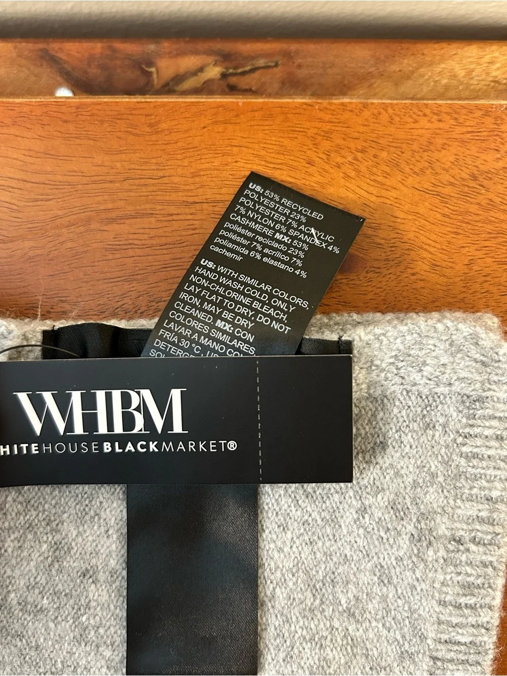 Set of White House Black Market Hat & Scarf